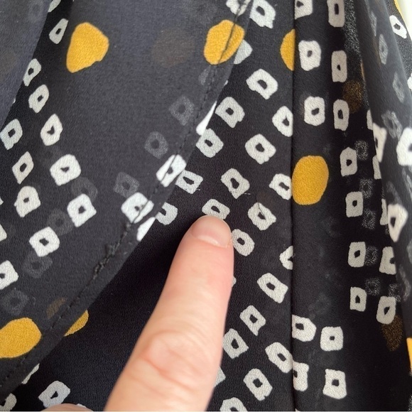 VINTAGE Algo 80’s Chiffon Drop Waist Blouson Midi Dress (XL/1X) - Picture 13 of 15